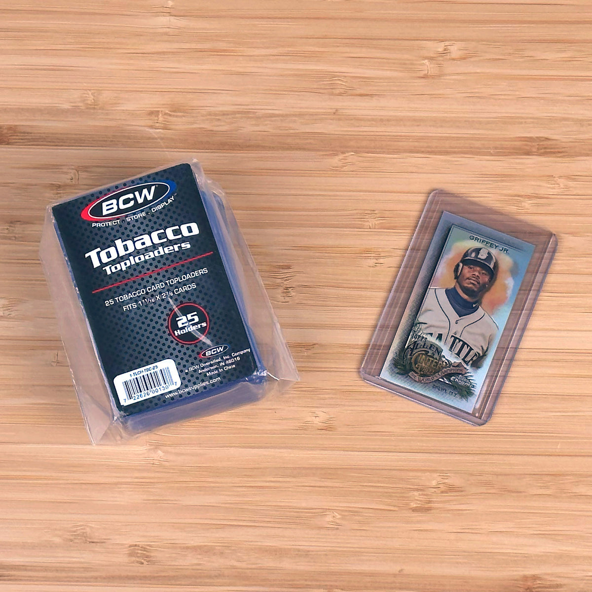 BCW Rigid Tobacco Card Protector – front product view