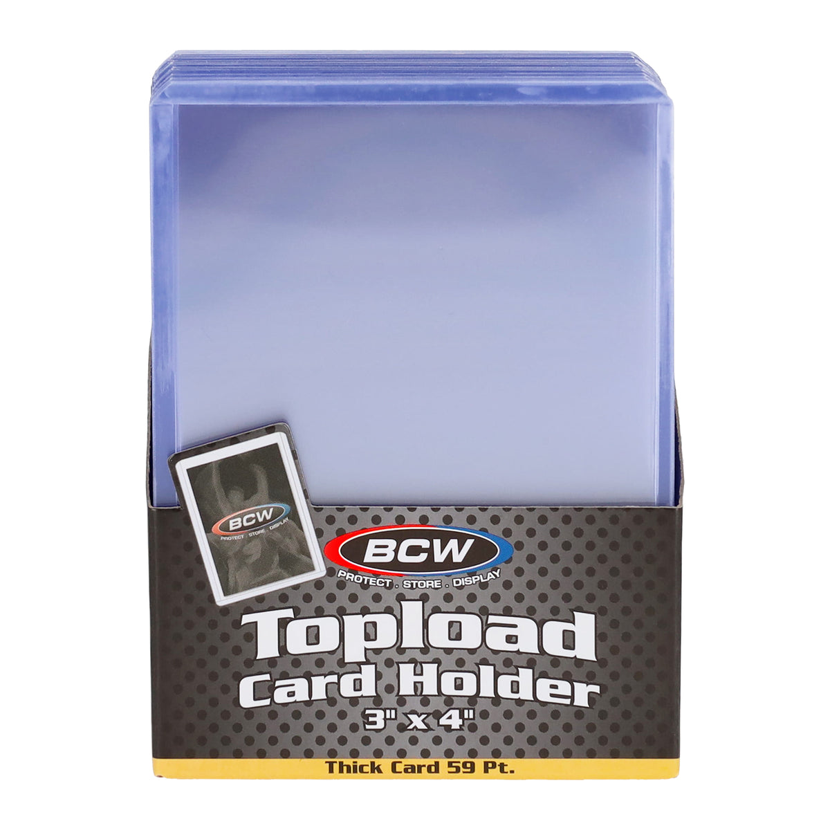 BCW 59 Pt Rigid Trading Card Protector – front product view