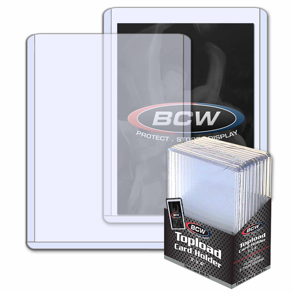 BCW 79 Pt Rigid Trading Card Protector – front product view