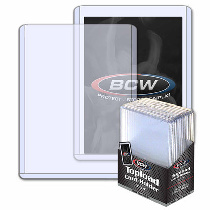 BCW 79 Pt Rigid Trading Card Protector – front product view