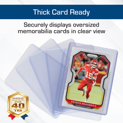 BCW 108 Pt Rigid Trading Card Protector – dimensions and specifications