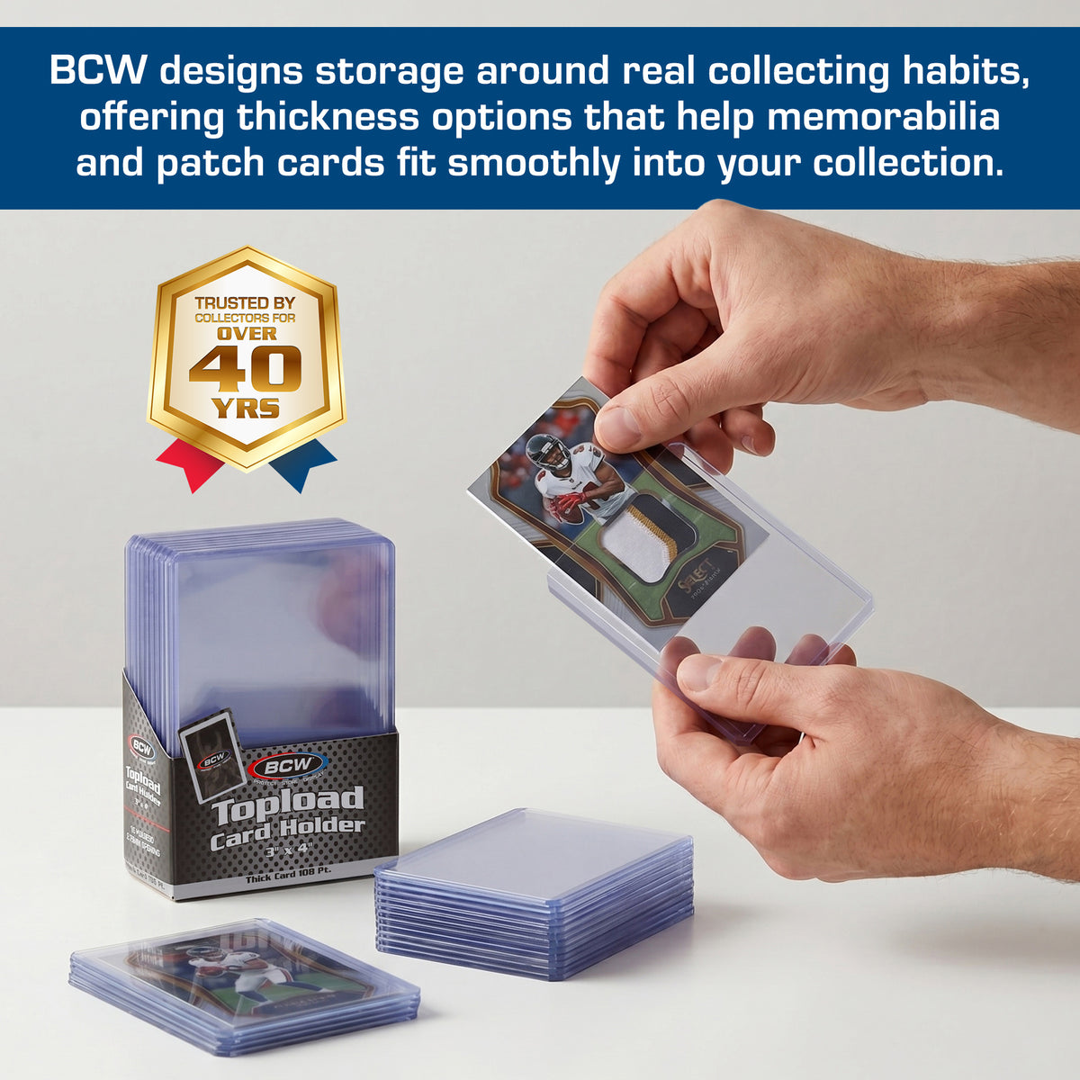 BCW 108 Pt Rigid Trading Card Protector – dimensions and specifications
