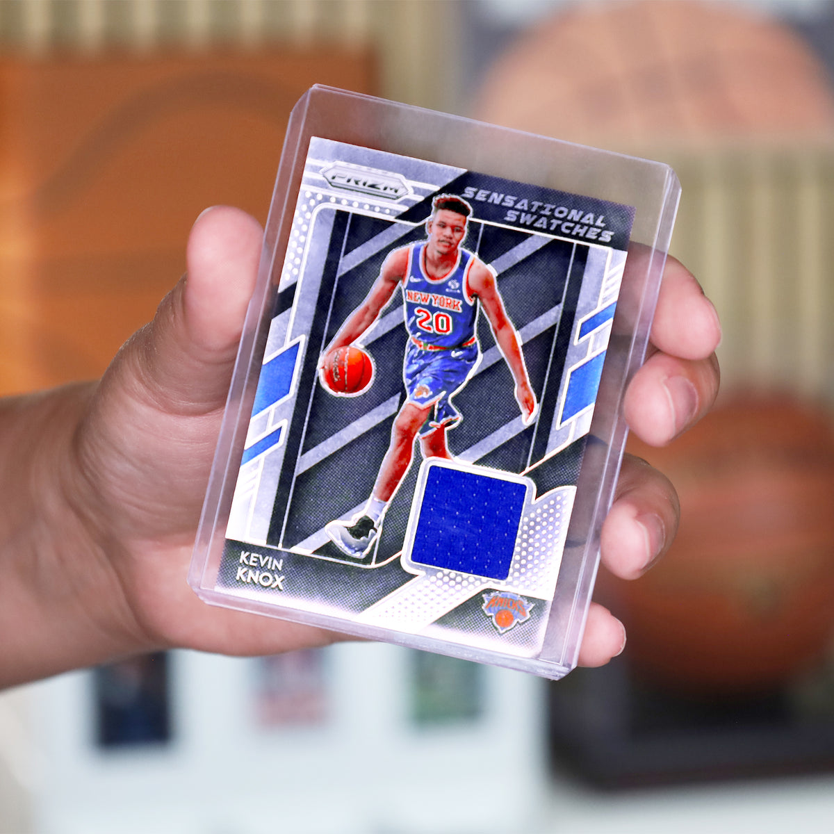 BCW 108 Pt Rigid Trading Card Protector – in-use view