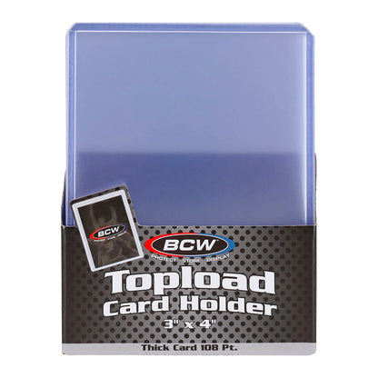 BCW 108 Pt Rigid Trading Card Protector – front product view