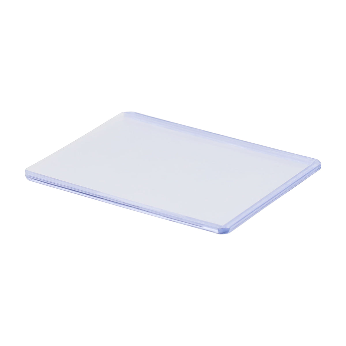 BCW 79 Pt Rigid Trading Card Protector – angled view