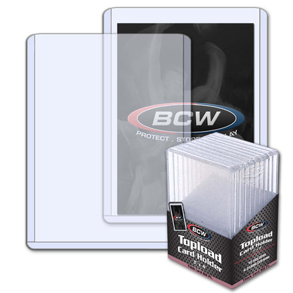 BCW 168 Pt Rigid Trading Card Protector – front product view