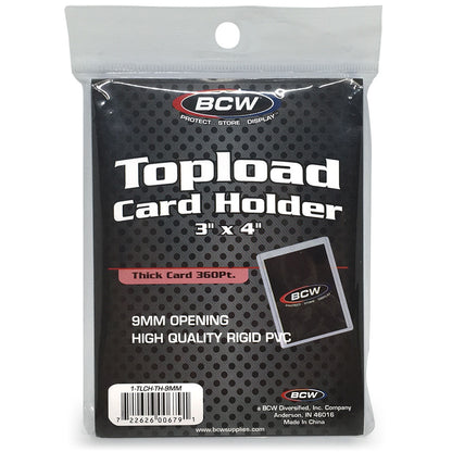 BCW 360 Pt Rigid Trading Card Protector – front product view