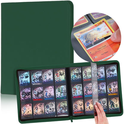 BCW Z-Folio 12-Pocket Lx Album - Green – front product view
