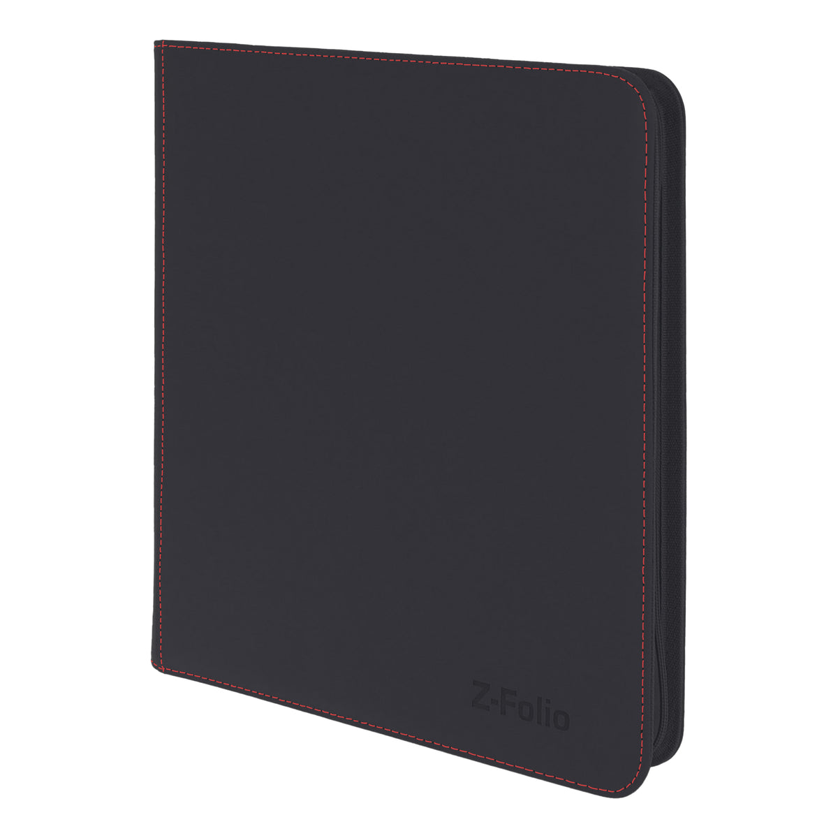BCW Z-Folio 12-Pocket Lx Album - Black – angled view