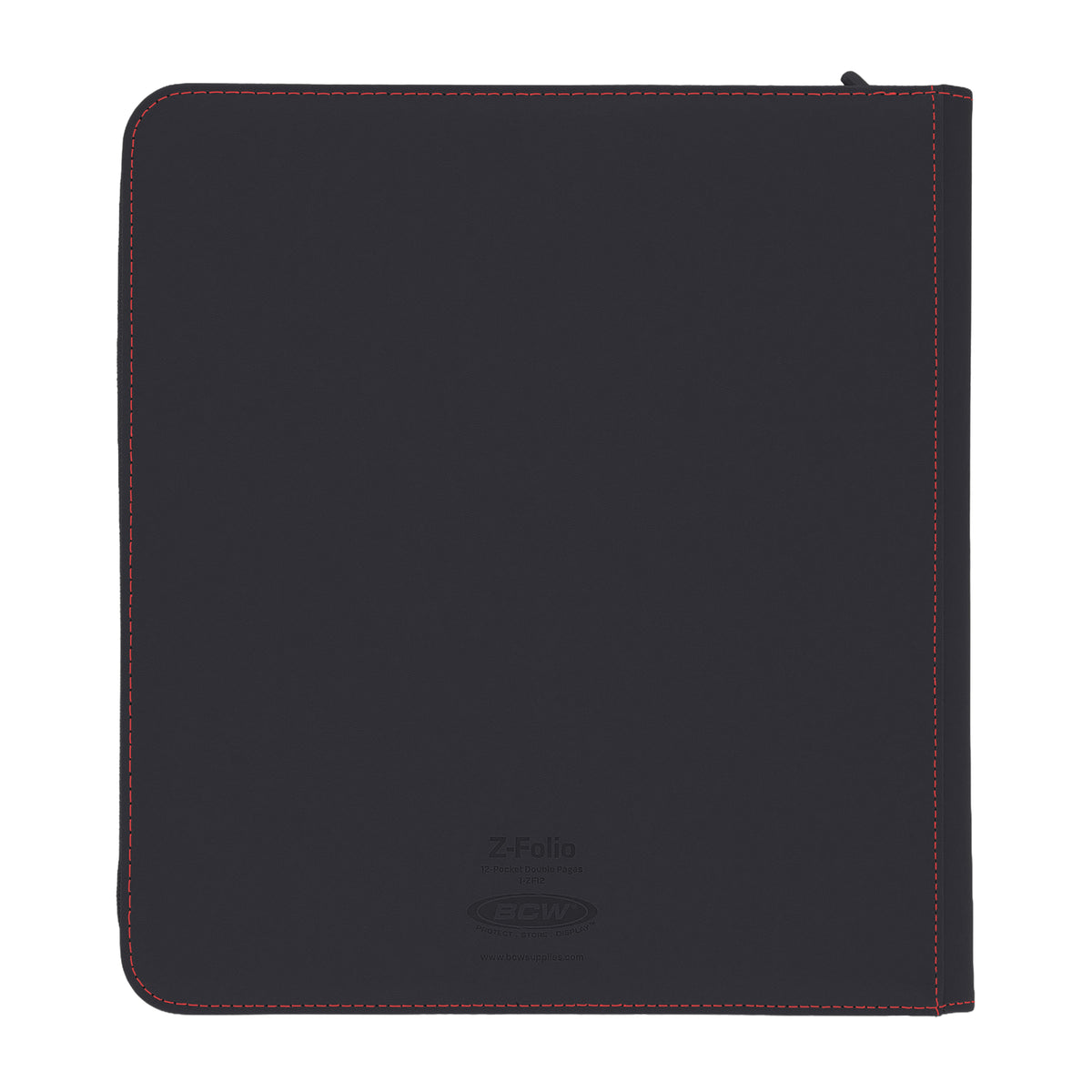BCW Z-Folio 12-Pocket Lx Album - Black – rear view
