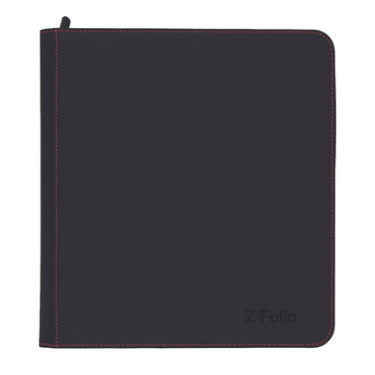 BCW Z-Folio 12-Pocket Lx Album - Black – front product view