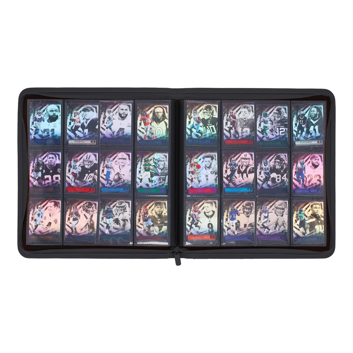 BCW Z-Folio 12-Pocket Lx Album - Black – open view