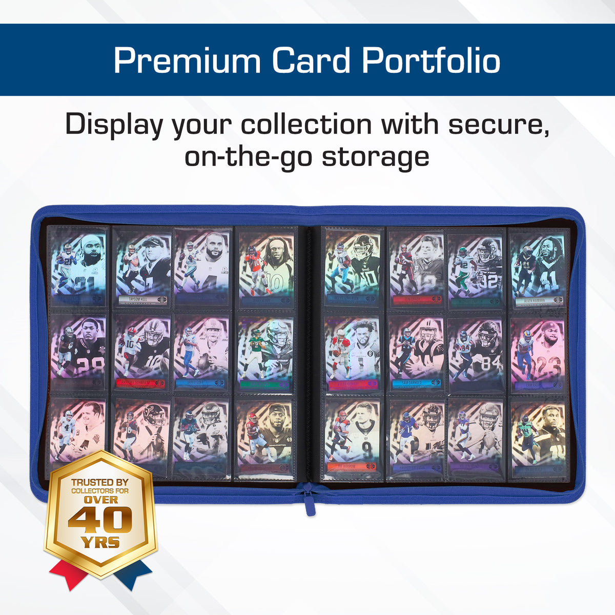 BCW Z-Folio 12-Pocket Lx Album - Blue – dimensions and specifications