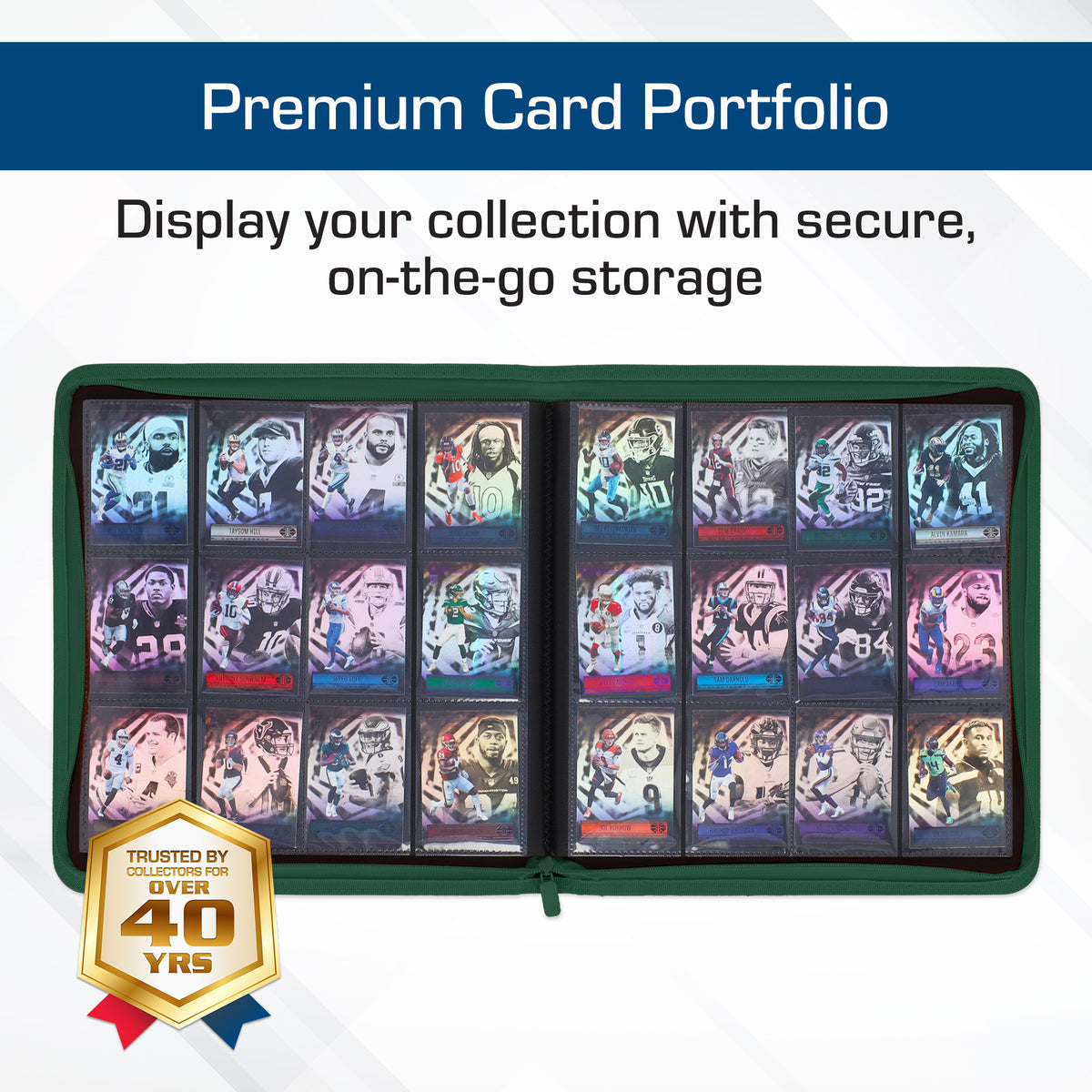 BCW Z-Folio 12-Pocket Lx Album - Green – dimensions and specifications