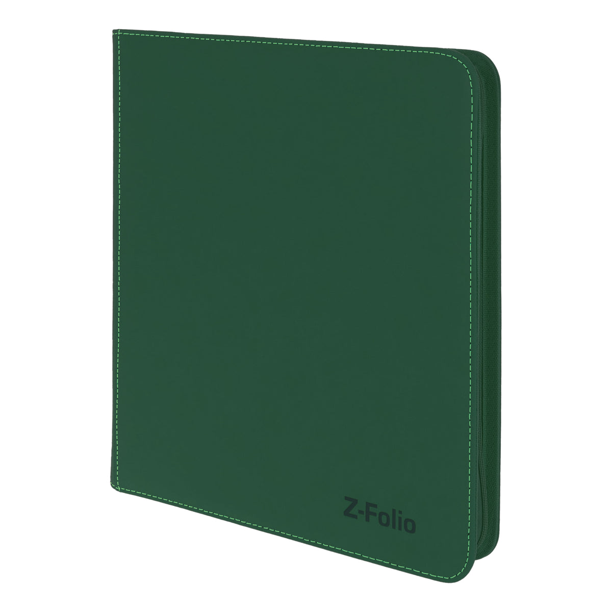 BCW Z-Folio 12-Pocket Lx Album - Green – angled view