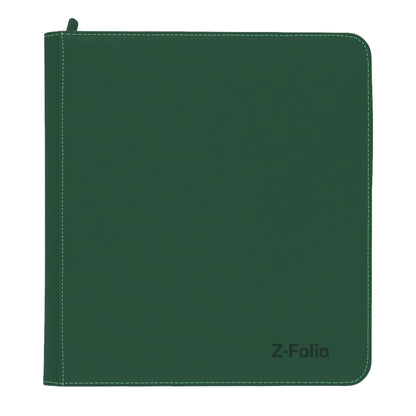 BCW Z-Folio 12-Pocket Lx Album - Green – front product view