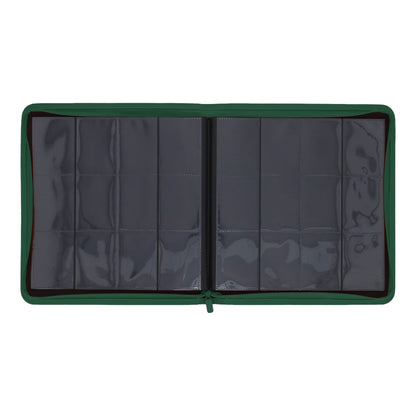 BCW Z-Folio 12-Pocket Lx Album - Green – open view