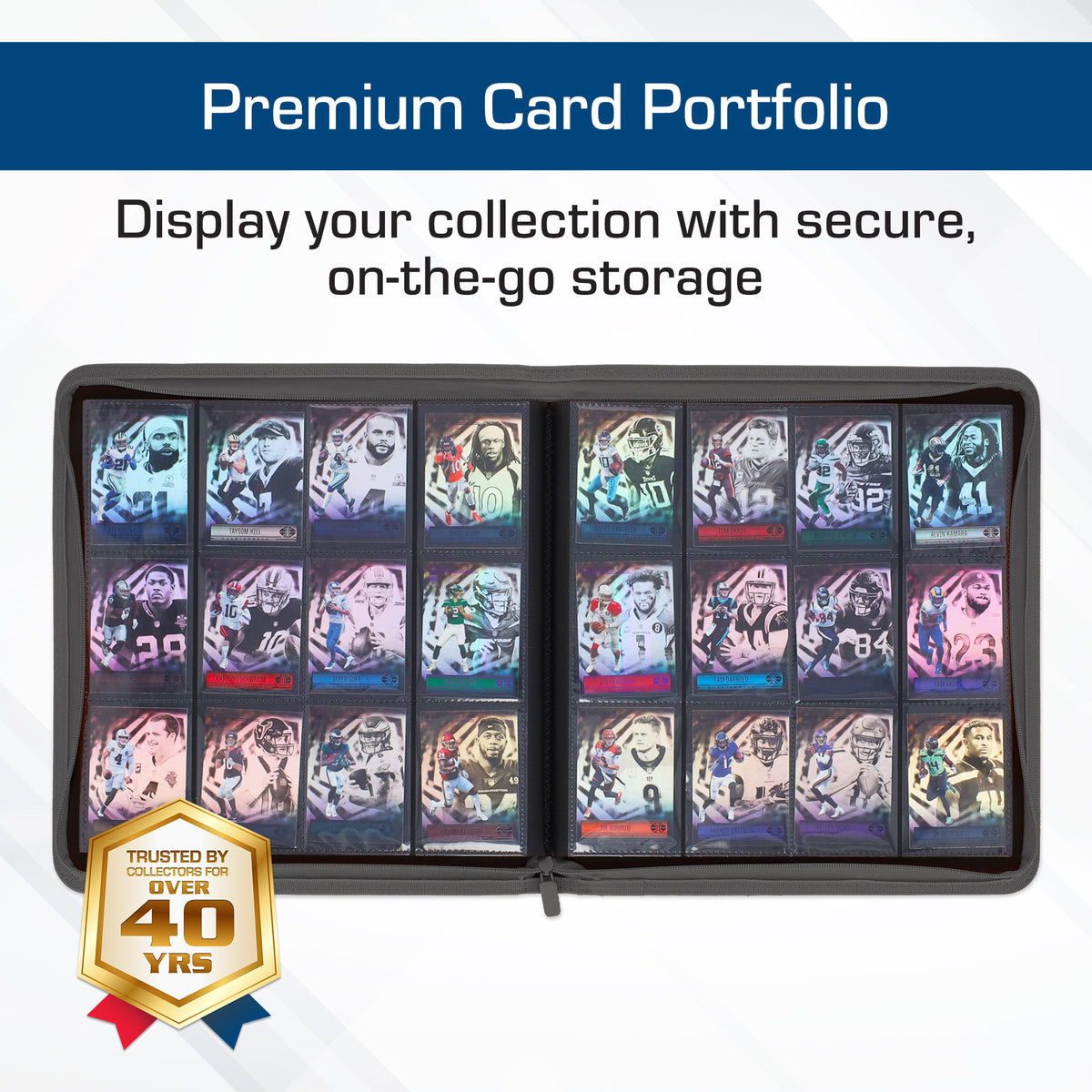BCW Z-Folio 12-Pocket Lx Album - Gray – dimensions and specifications