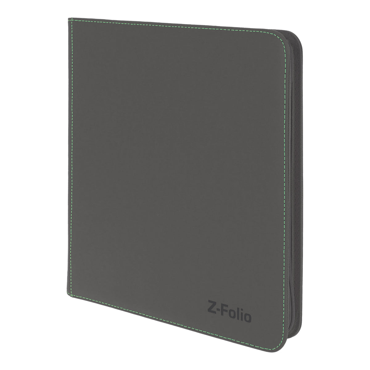 BCW Z-Folio 12-Pocket Lx Album - Gray – angled view
