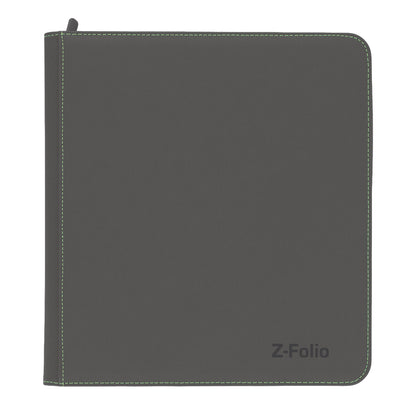 BCW Z-Folio 12-Pocket Lx Album - Gray – front product view