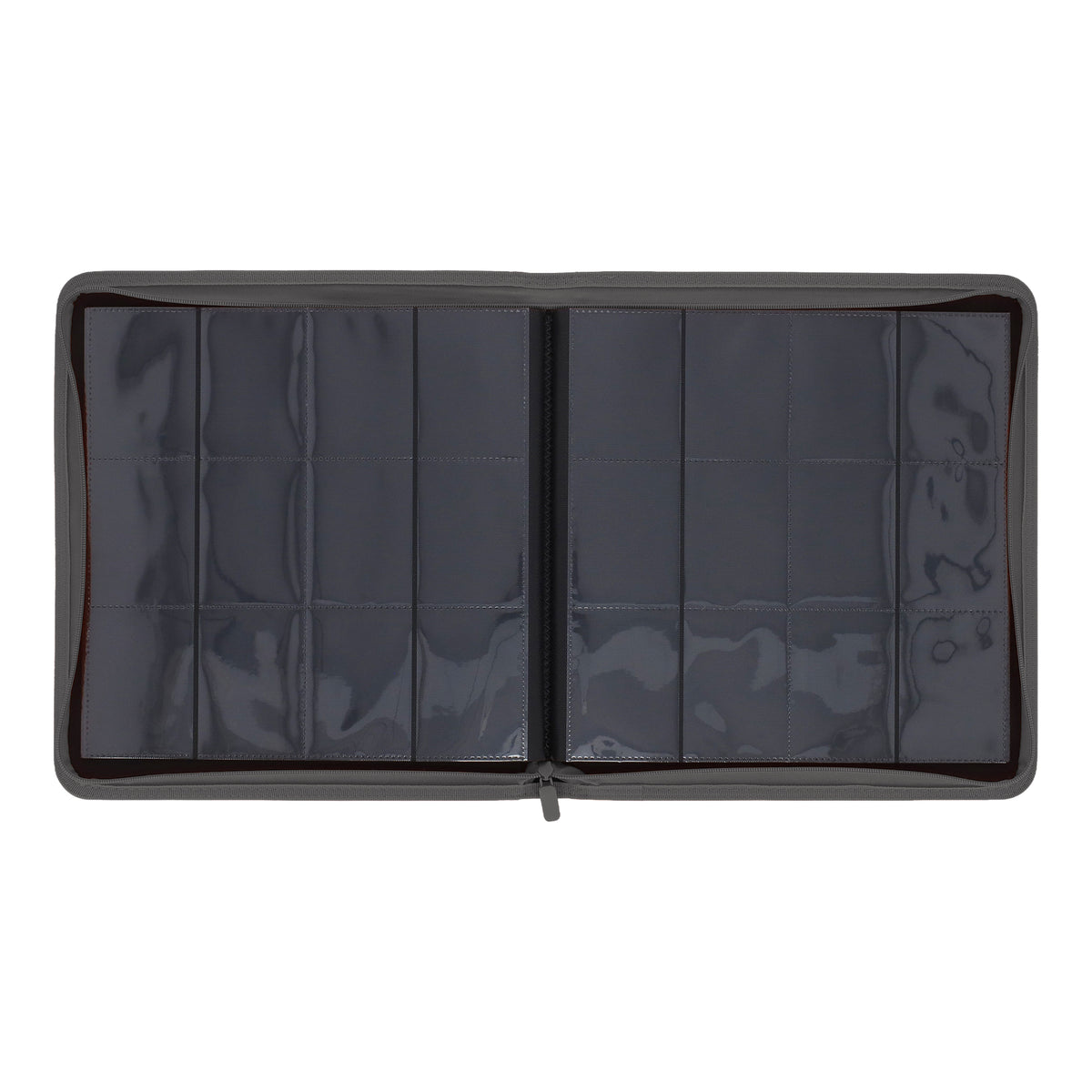 BCW Z-Folio 12-Pocket Lx Album - Gray – open view
