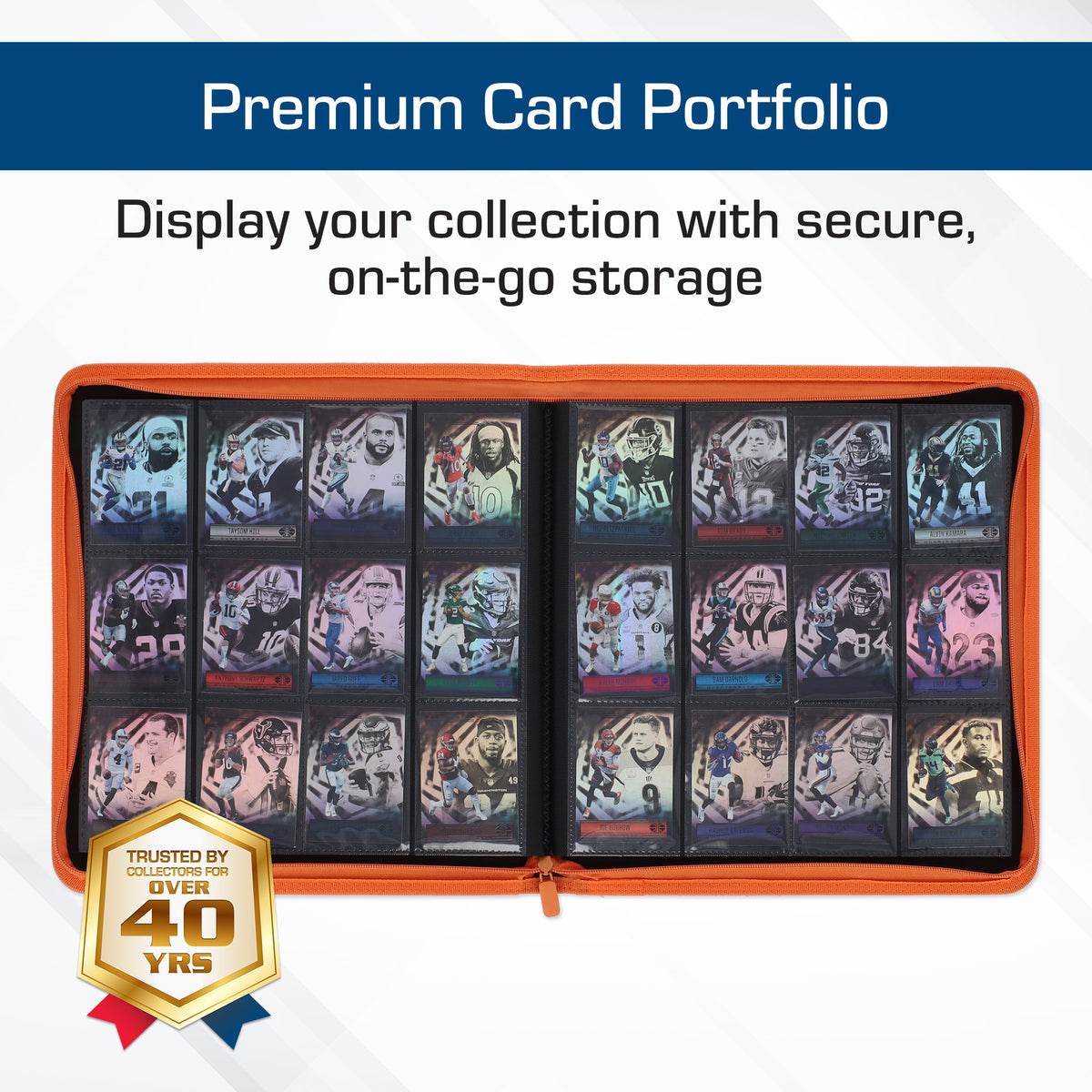 BCW Z-Folio 12-Pocket Lx Album - Orange – dimensions and specifications