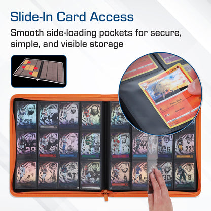 BCW Z-Folio 12-Pocket Lx Album - Orange – dimensions and specifications