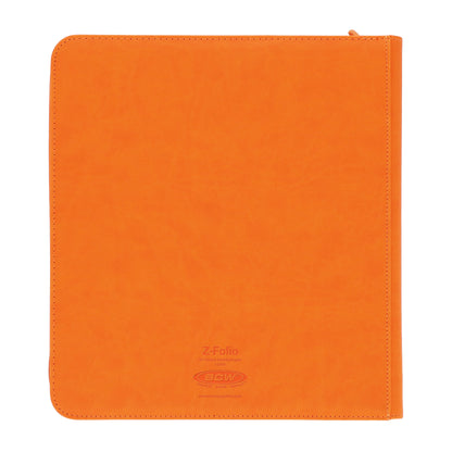 BCW Z-Folio 12-Pocket Lx Album - Orange – rear view