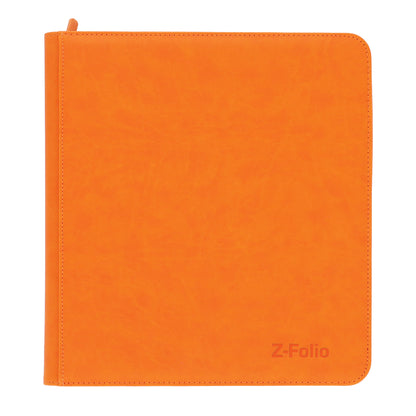 BCW Z-Folio 12-Pocket Lx Album - Orange – front product view