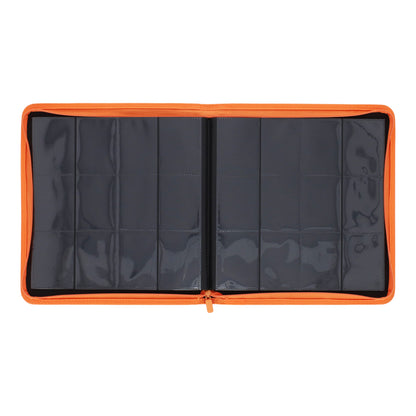 BCW Z-Folio 12-Pocket Lx Album - Orange – open view
