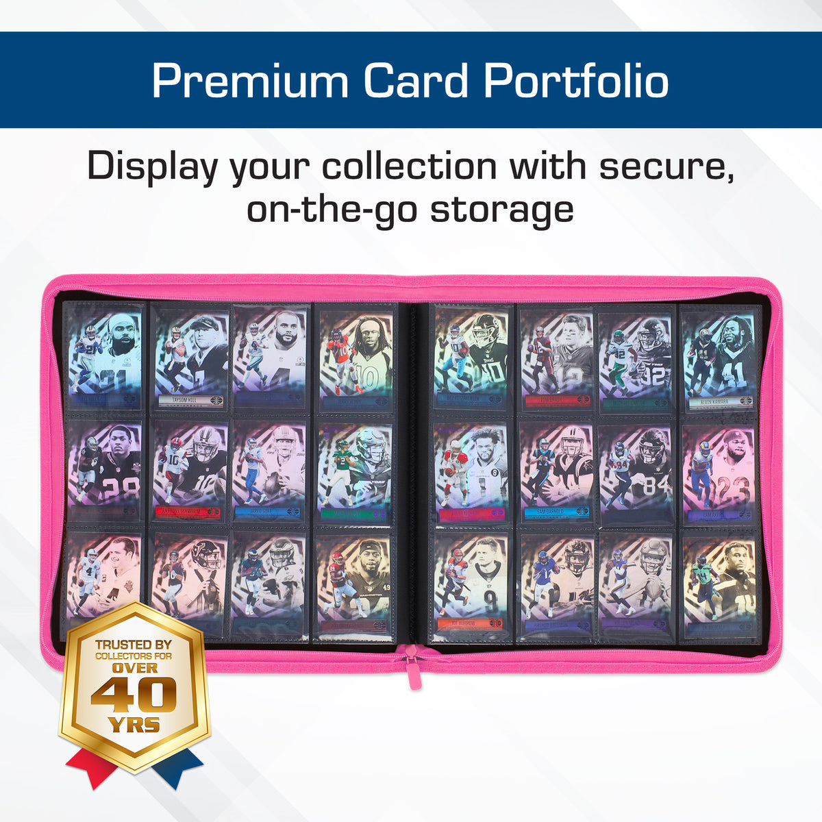 BCW Z-Folio 12-Pocket Lx Album - Pink – dimensions and specifications