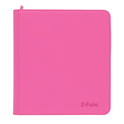 BCW Z-Folio 12-Pocket Lx Album - Pink – front product view