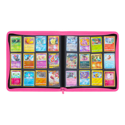 BCW Z-Folio 12-Pocket Lx Album - Pink – open view