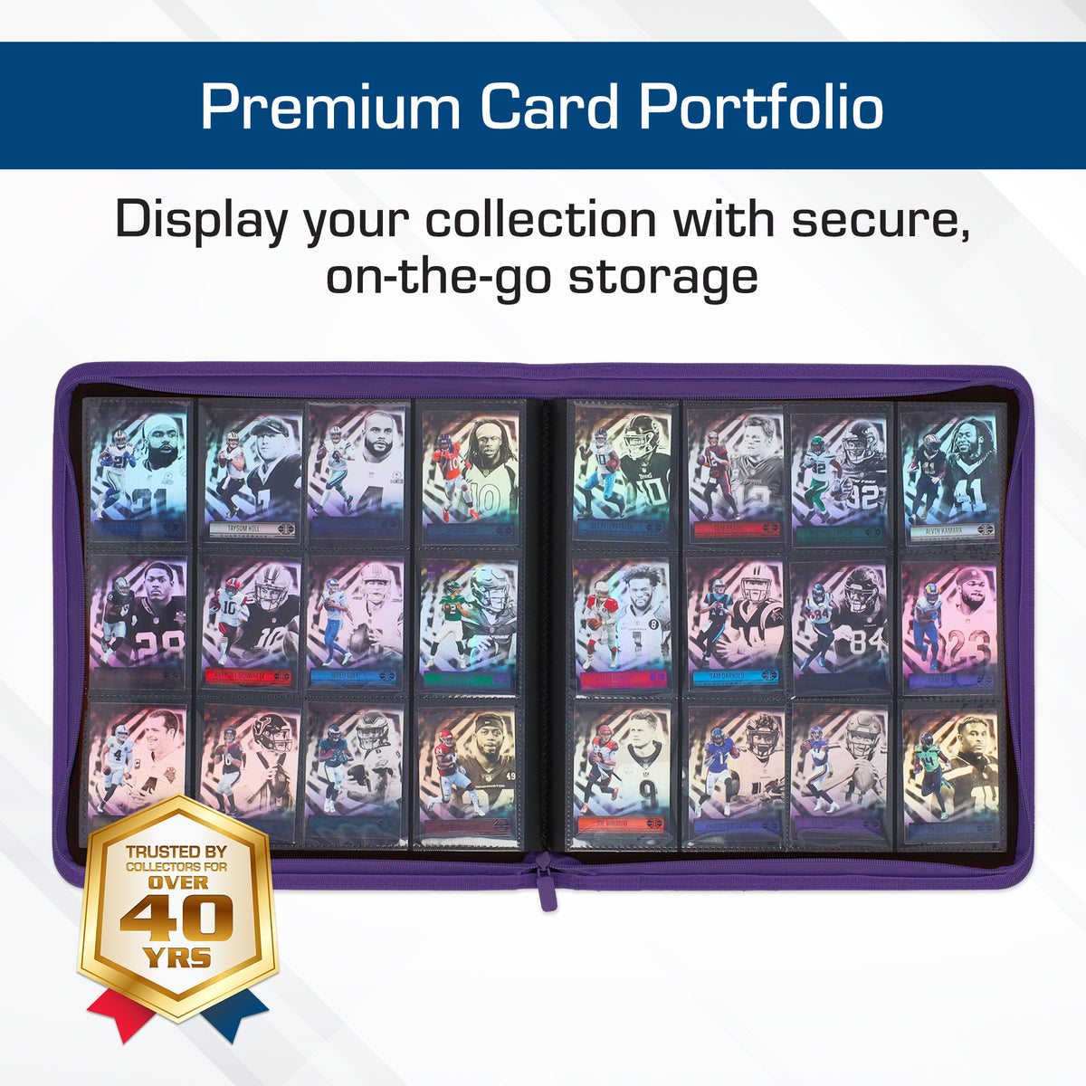 BCW Z-Folio 12-Pocket Lx Album - Purple – dimensions and specifications
