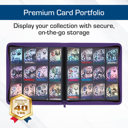 BCW Z-Folio 12-Pocket Lx Album - Purple – dimensions and specifications