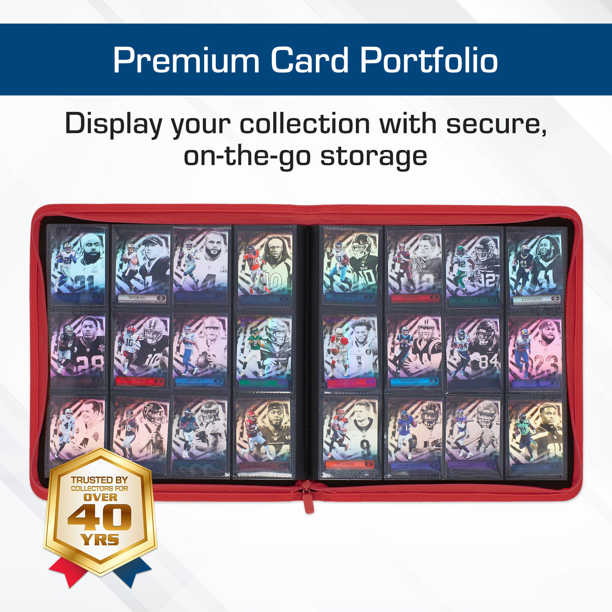 BCW Z-Folio 12-Pocket Lx Album - Red – dimensions and specifications