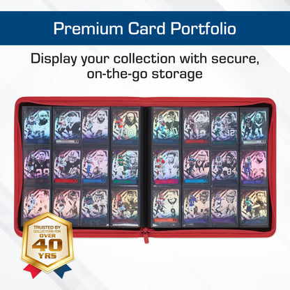 BCW Z-Folio 12-Pocket Lx Album - Red – dimensions and specifications