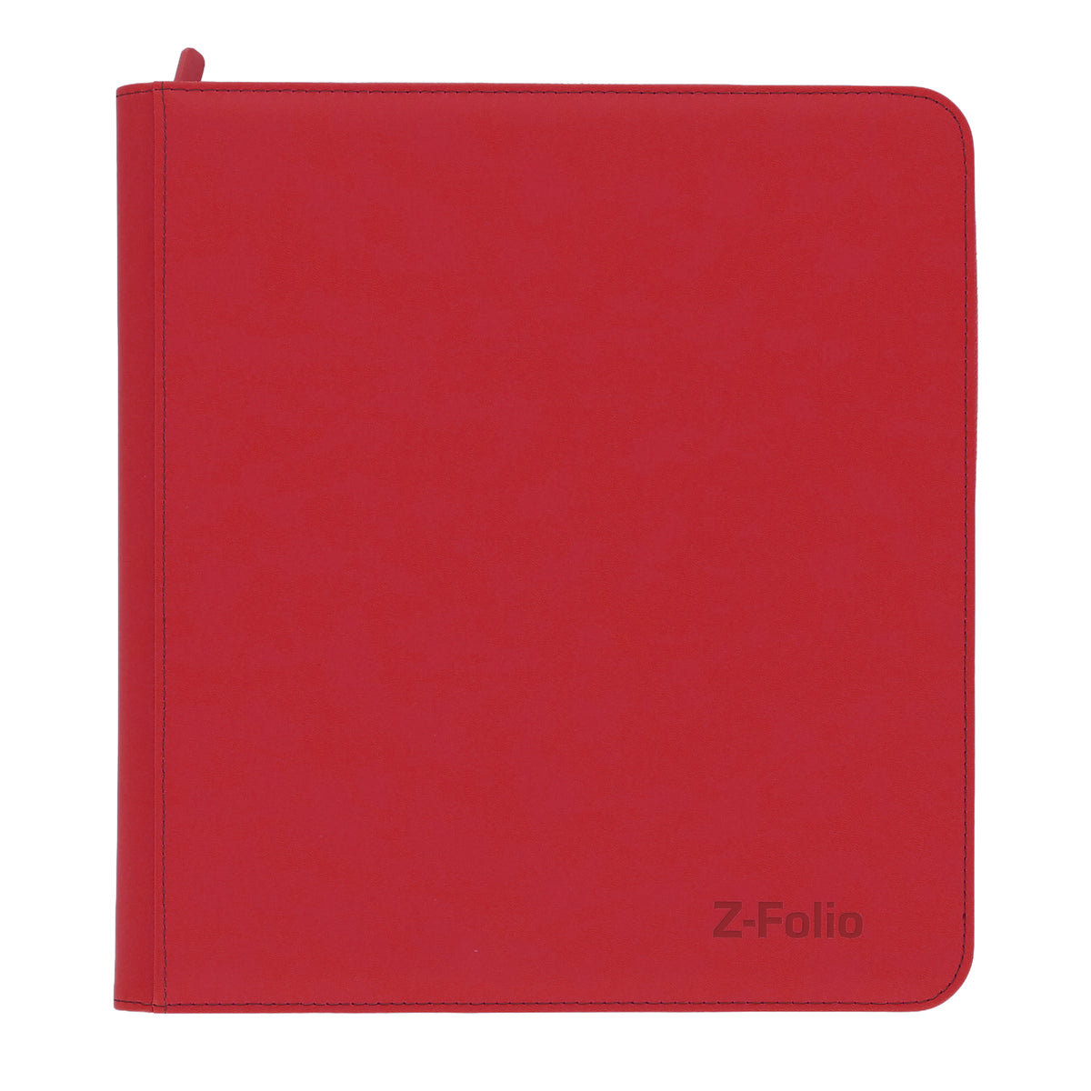 BCW Z-Folio 12-Pocket Lx Album - Red – front product view