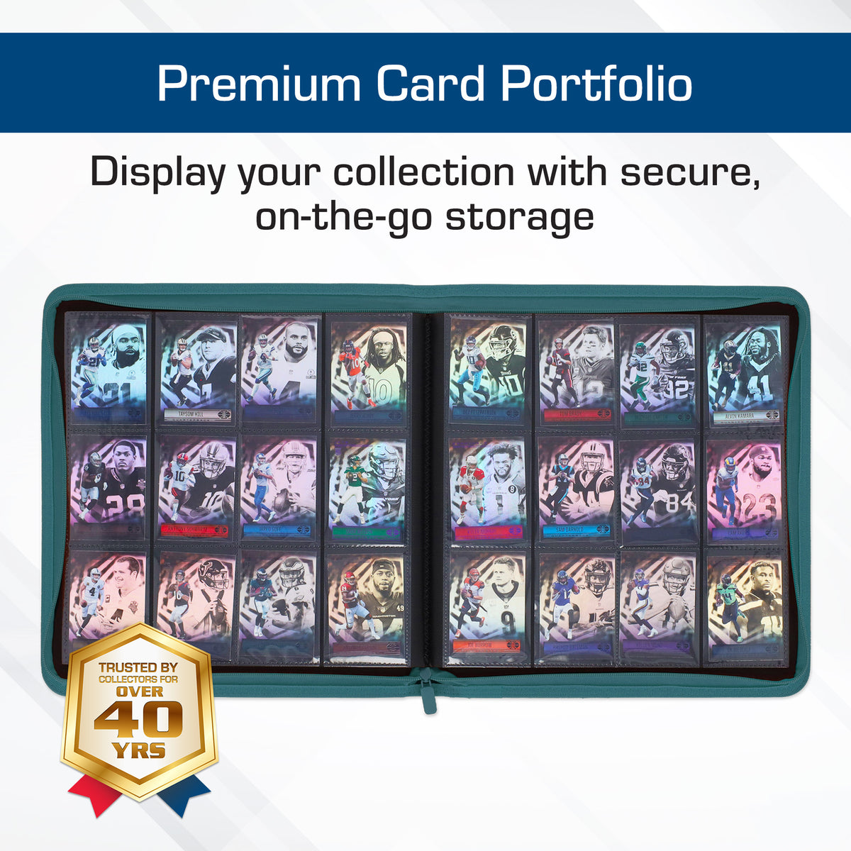 BCW Z-Folio 12-Pocket Lx Album - Teal – dimensions and specifications