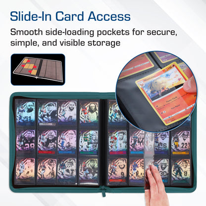 BCW Z-Folio 12-Pocket Lx Album - Teal – dimensions and specifications