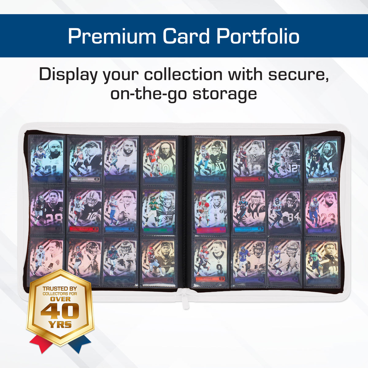 BCW Z-Folio 12-Pocket Lx Album - White – dimensions and specifications