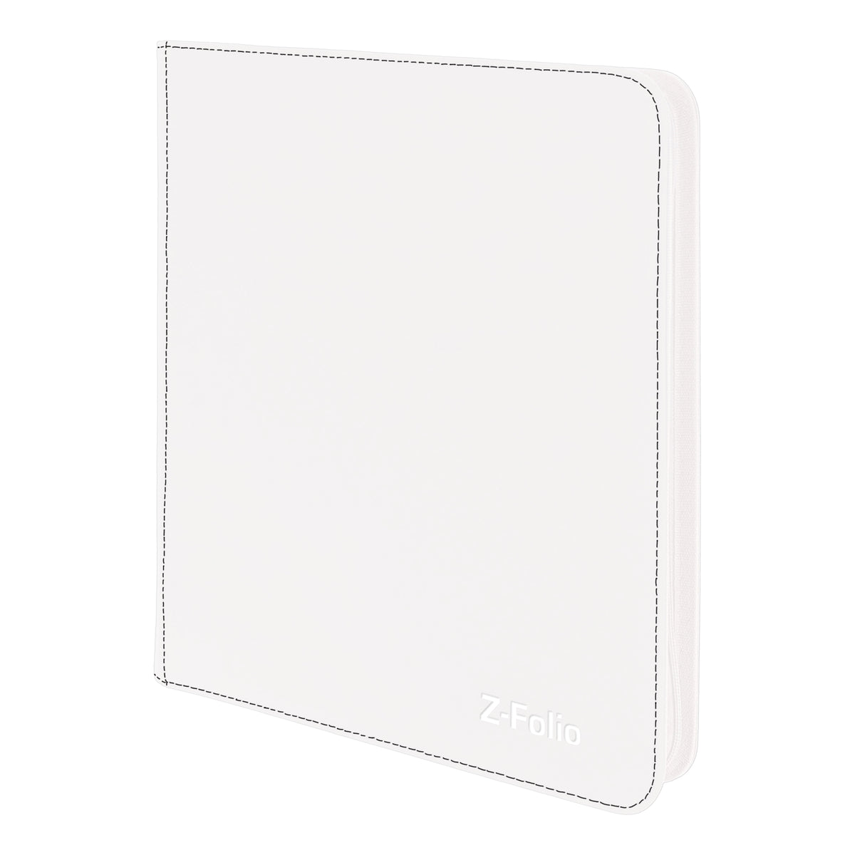 BCW Z-Folio 12-Pocket Lx Album - White – angled view