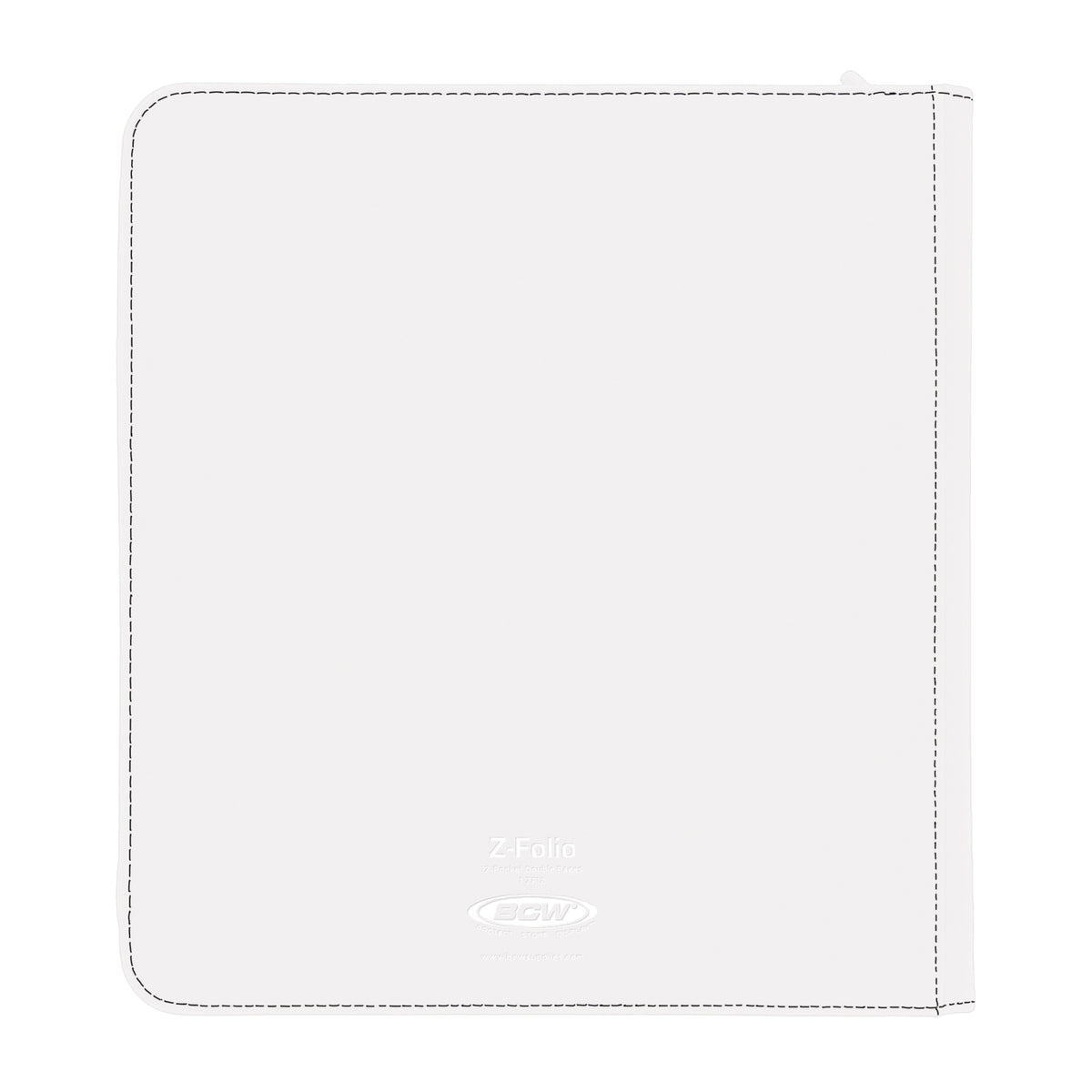 BCW Z-Folio 12-Pocket Lx Album - White – rear view