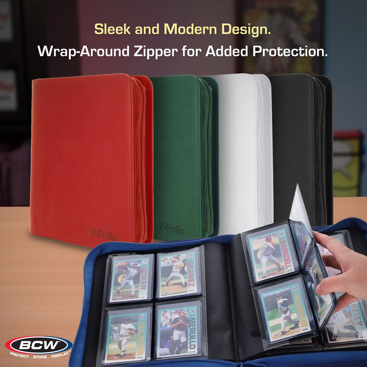 BCW Z-Folio 3-Pocket Lx Album - Toploaders - White – dimensions and specifications