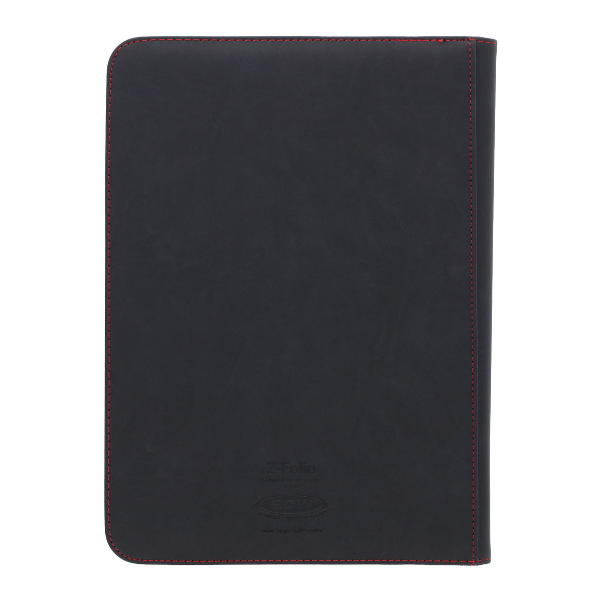 BCW Z-Folio 9-Pocket Album - Black – rear view