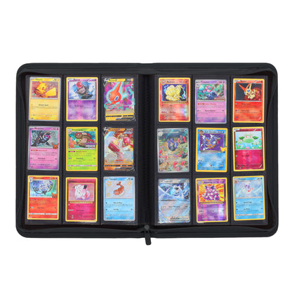 BCW Z-Folio 9-Pocket Album - Black – open view