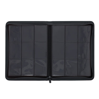 BCW Z-Folio 9-Pocket Album - Black – open view