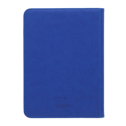 BCW Z-Folio 9-Pocket Album - Blue – rear view