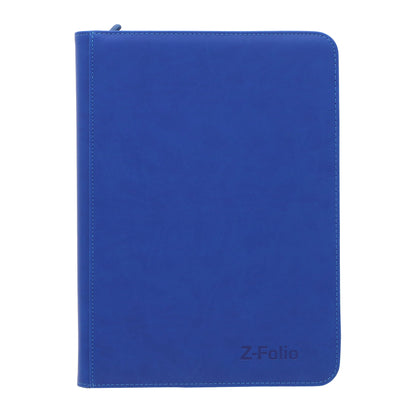 BCW Z-Folio 9-Pocket Album - Blue – front product view
