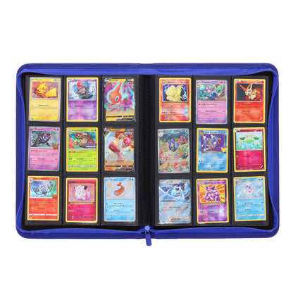 BCW Z-Folio 9-Pocket Album - Blue – open view